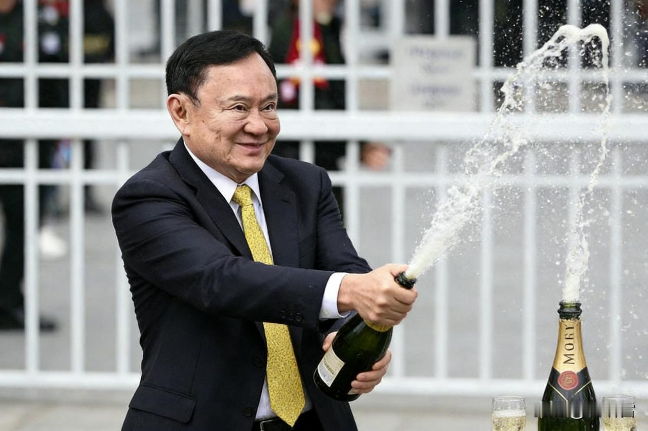 他信估计要开始准备香槟了？按照泰国的相关法律，他信作为“老年犯”的普通犯人，可以