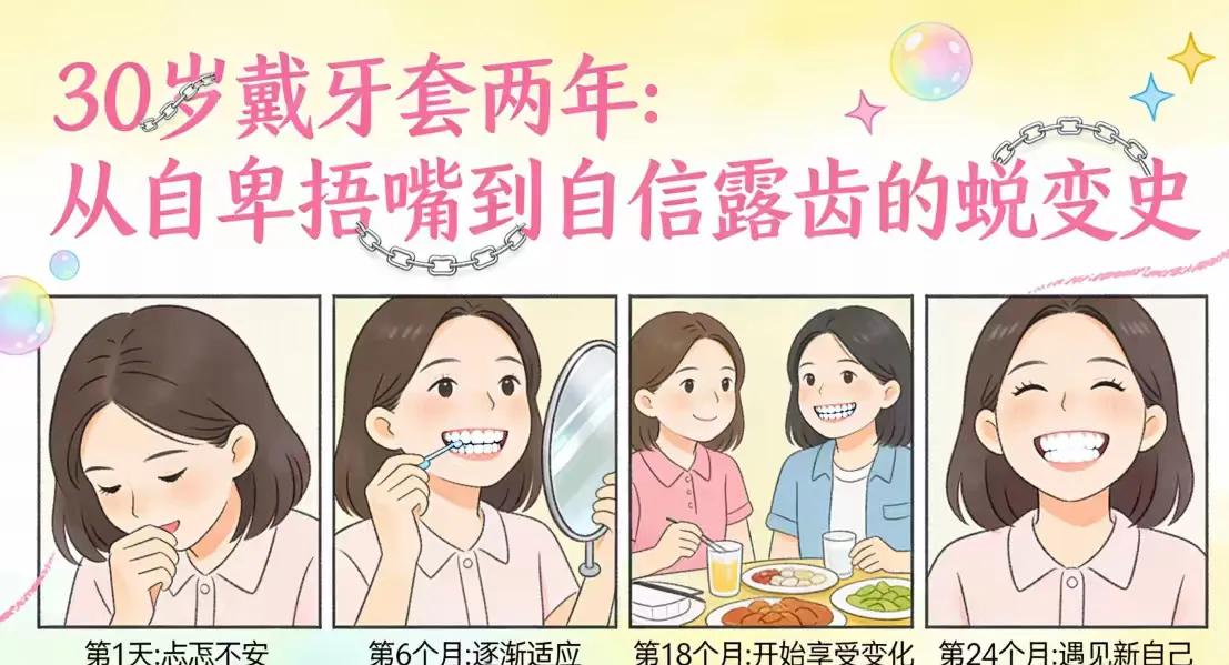 30岁开始戴牙套，两年后的我怎么样了？这些“后遗症”没人告诉我诊室里的迟来