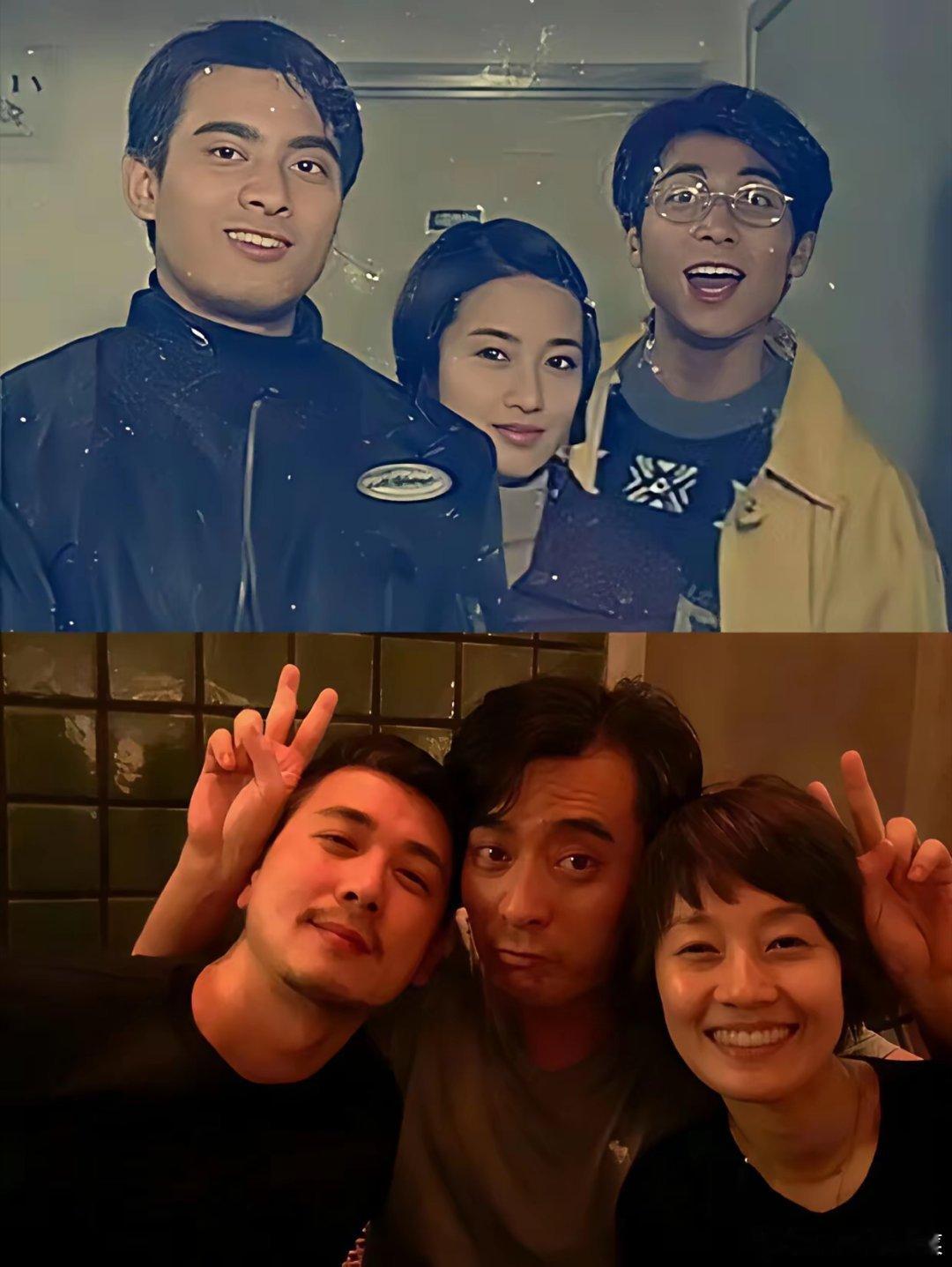 陈龙马伊琍30年友谊，娱乐圈真少见，——不炒作不同框，一搭就是三十年。1996年