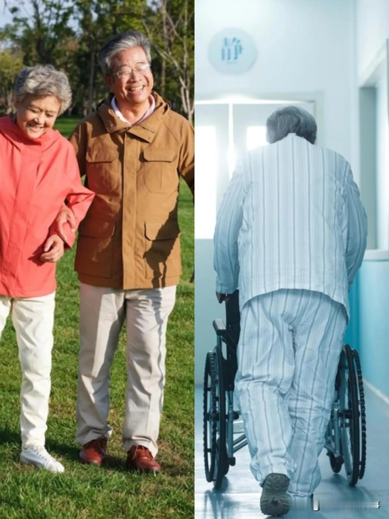 奉劝老年朋友，千万别奢望长寿！见过80多岁老人，颤巍巍推着助步车挪半天才走十米