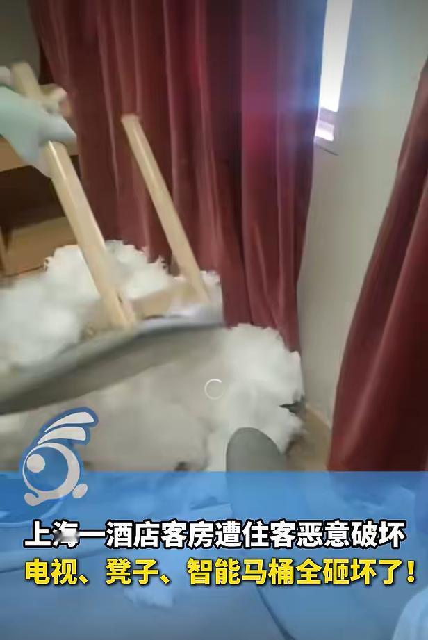 （九派新闻2026‑09‑02报道）上海一家酒店发生一起令人费解的客房财物损毁事