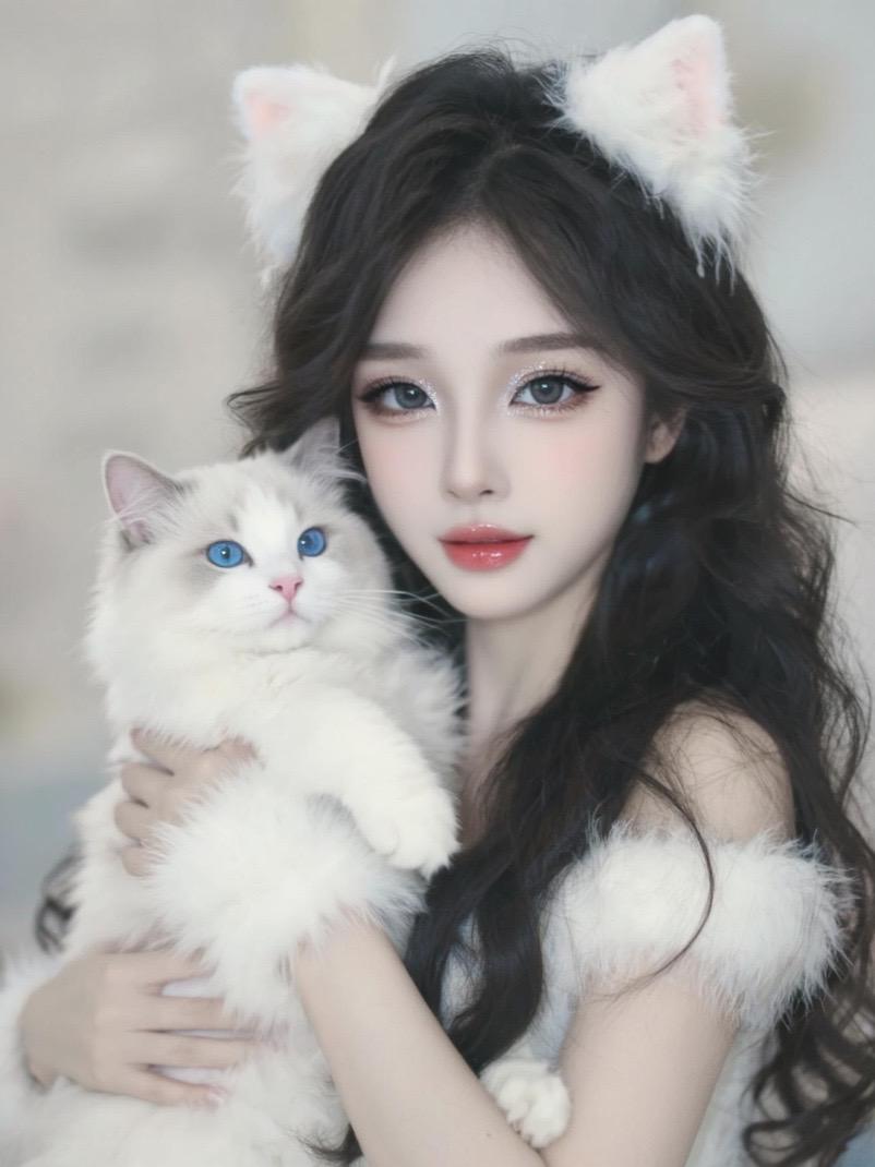 甜御妆容教程 猫系妆容教程 仙气头像 神仙妆容 甜心猫咪