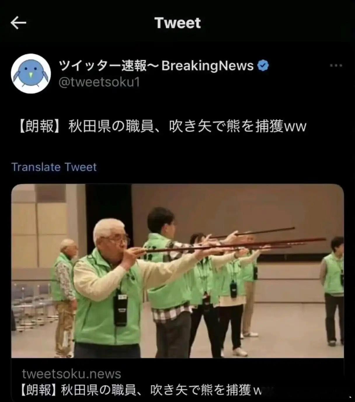 草，上年纪了拉不动弓，改用吹箭了