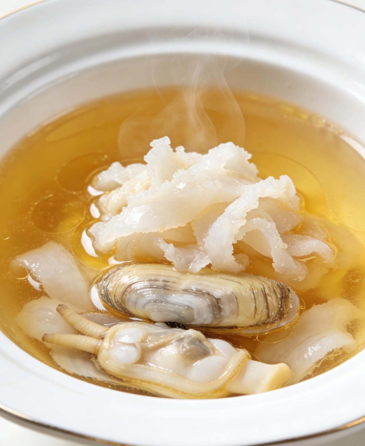 郑丽文此次大陆访问午宴，两道菜用尼克松1972年国宴同款菜(鸡汤海蚌、杏仁豆腐)