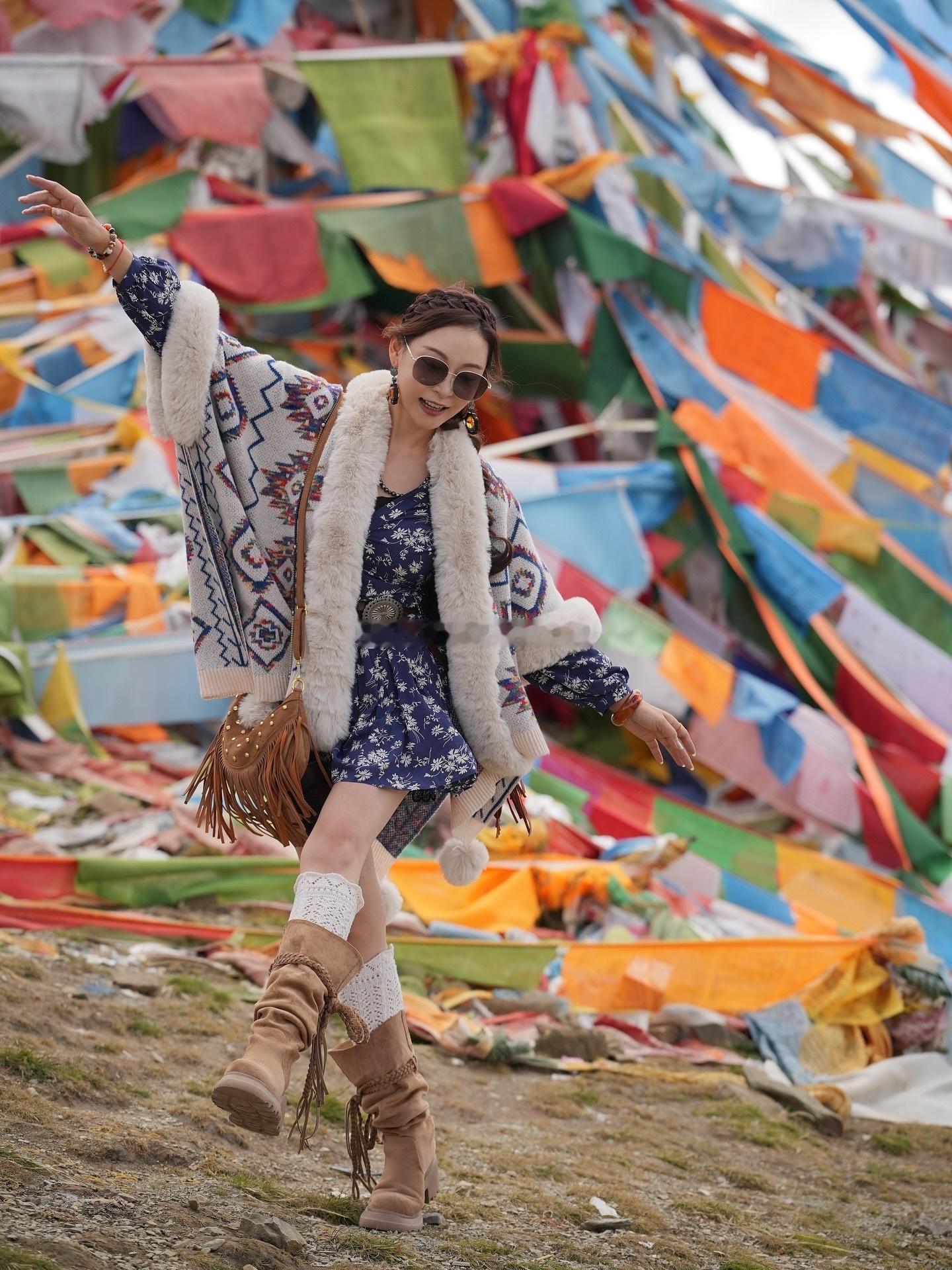 杨卓娜新疆旅游照​​​