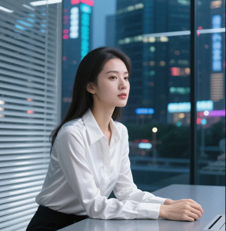 从清晨到日暮，我在高楼上记录时光。