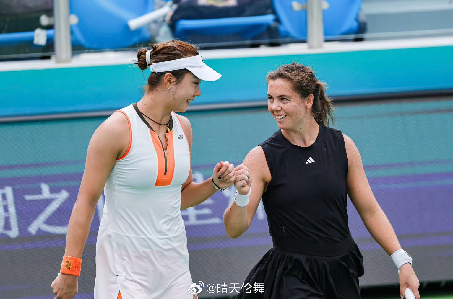 宁波WTA500双打1/4决赛汤千慧🇨🇳/爱克里🇳🇴以3-6/6-3/1