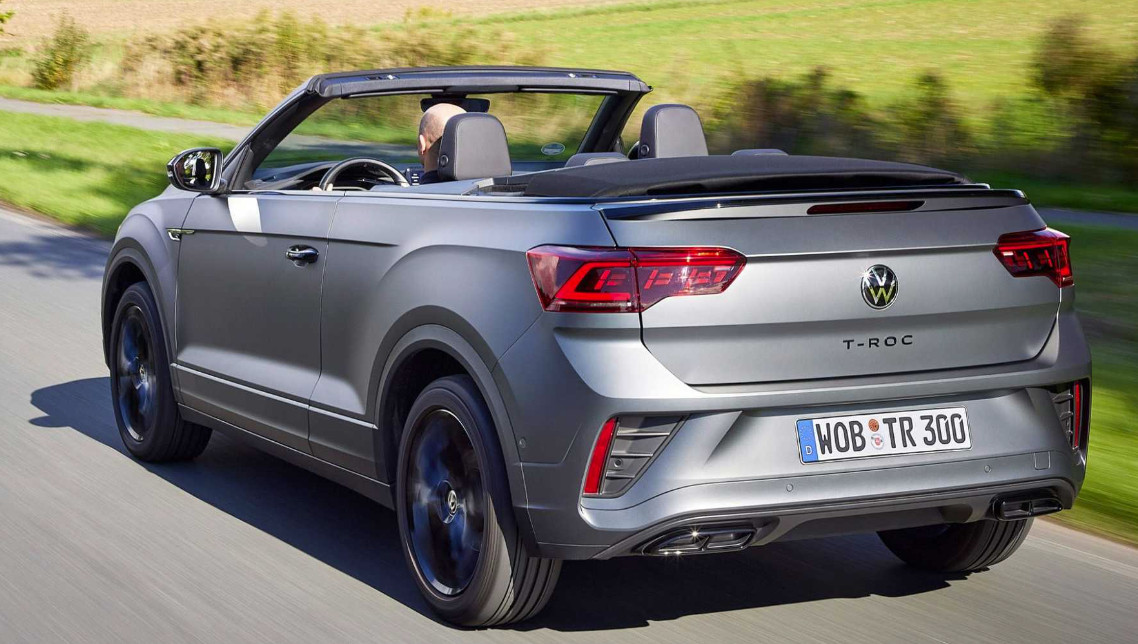 且买且珍惜！大众居然还在卖手动挡敞篷SUV。T-RocCabriolet基于第