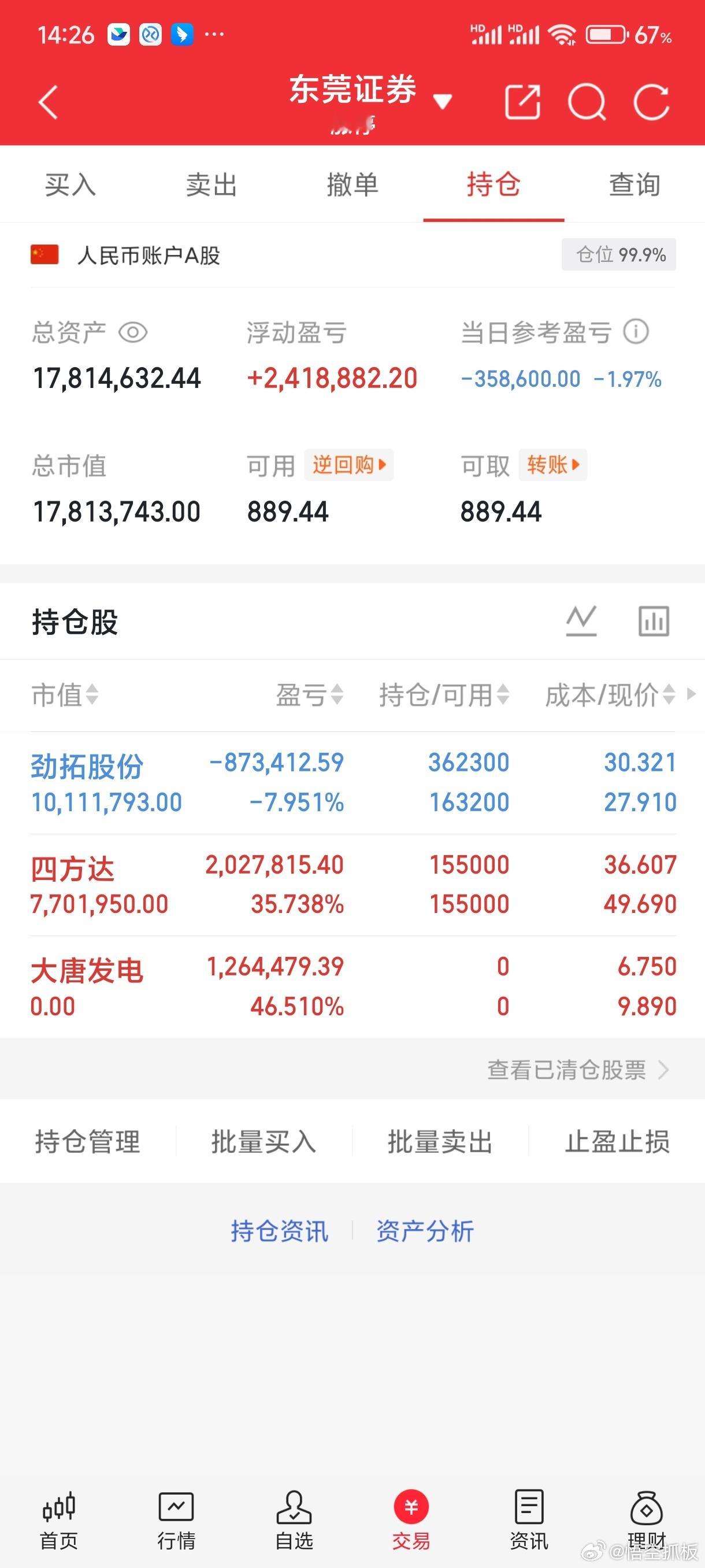 大唐发电要拍断大腿了