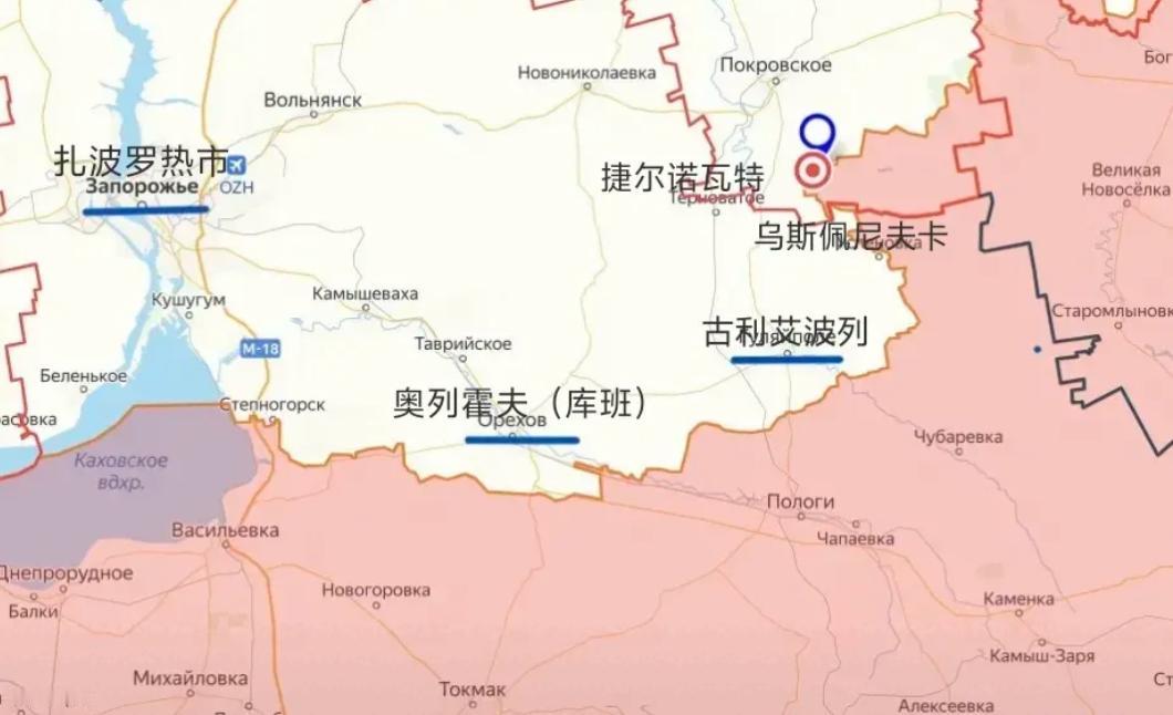 俄军东部集群第29集团军第36独立近卫摩步兵占领了第聂伯罗彼得罗夫斯克州的维什涅