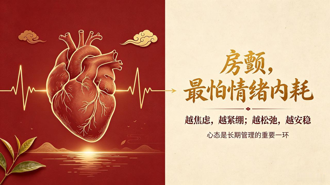 房颤十年，最好的良药是心态很多房颤患者久治不愈、频繁复发，根源从来不止心脏