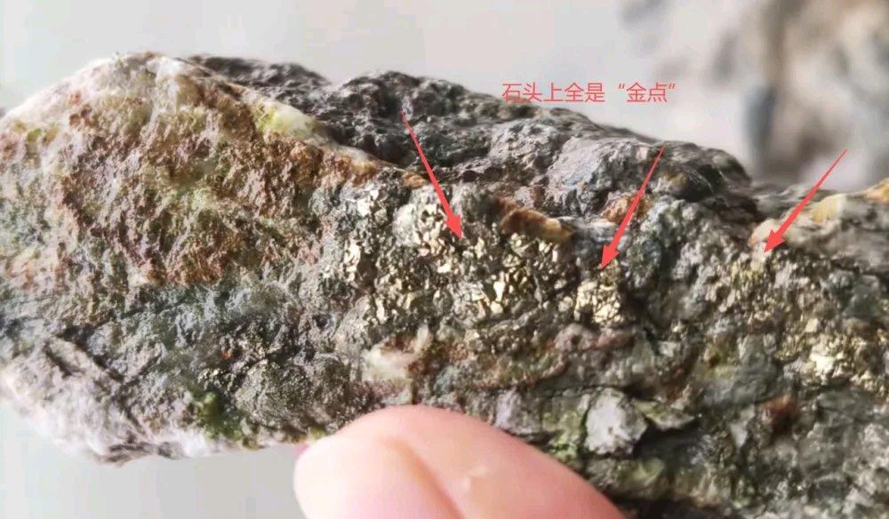 前几天刷到个湖南钓友的趣事，他在沅江边上钓完鱼收竿的时候，脚边一块拳头大的灰石头