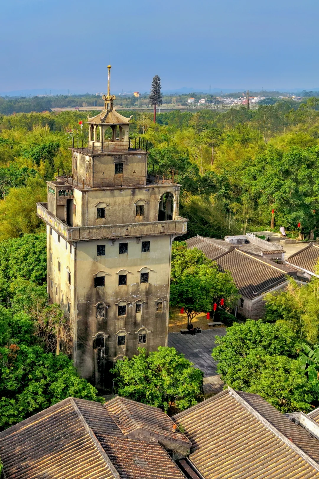 📷被开平的碉楼春节硬控了！年味chao浓