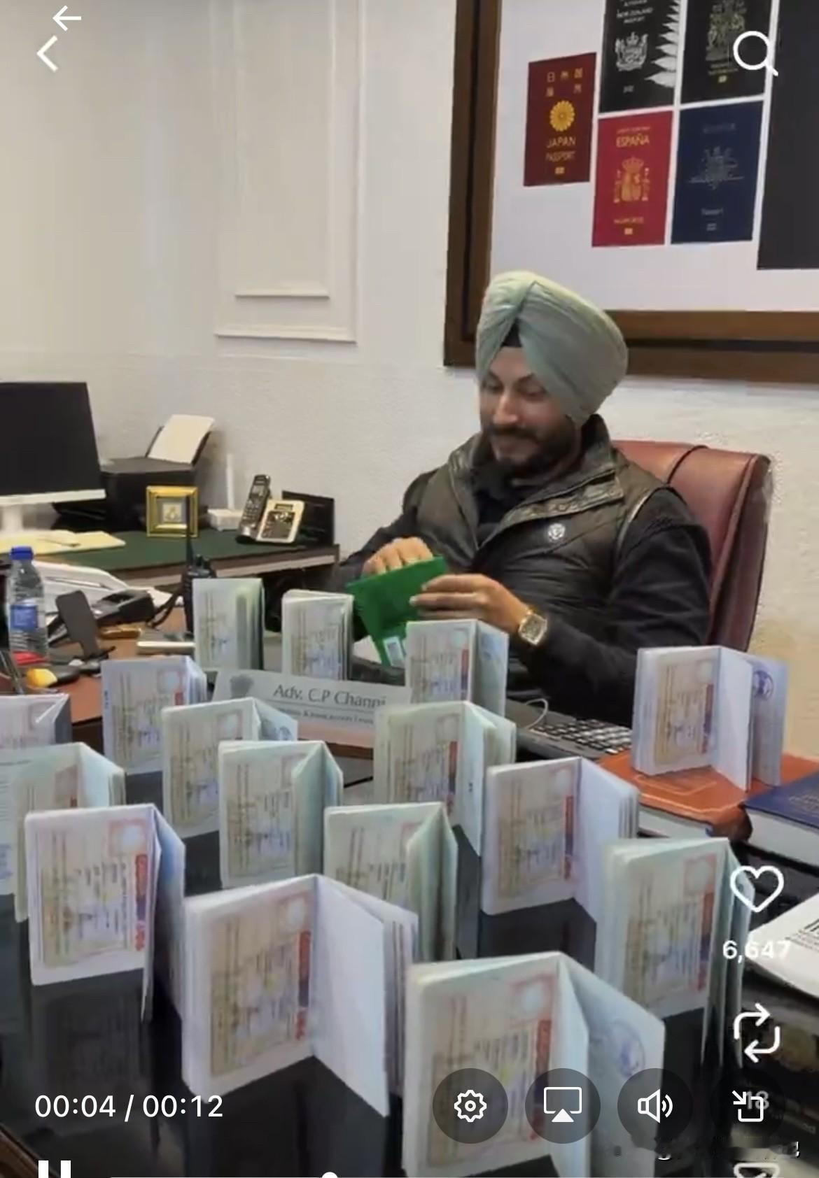 有一段视频让人们了解到加拿大目前的移民情况。一位看打扮应该是印度锡克教网红在网上