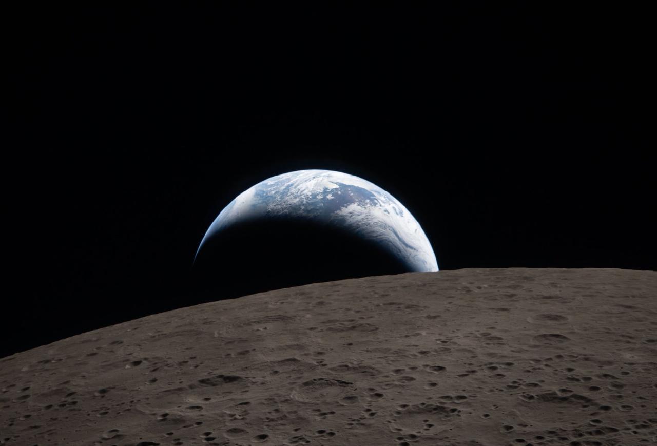 咱可以质疑阿尔忒弥斯Ⅱ号任务，但是咱也不得不承认，美国人的摄影技术，确实是好。