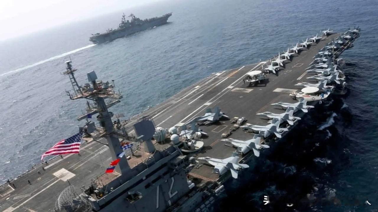 十万吨级航母堵在波斯湾，没能吓退德黑兰。但美军连夜从卡塔尔撤走几百名医护和后勤，