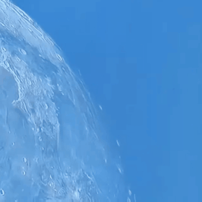 NASA航天官方发布了一段物体撞向月球的视频。