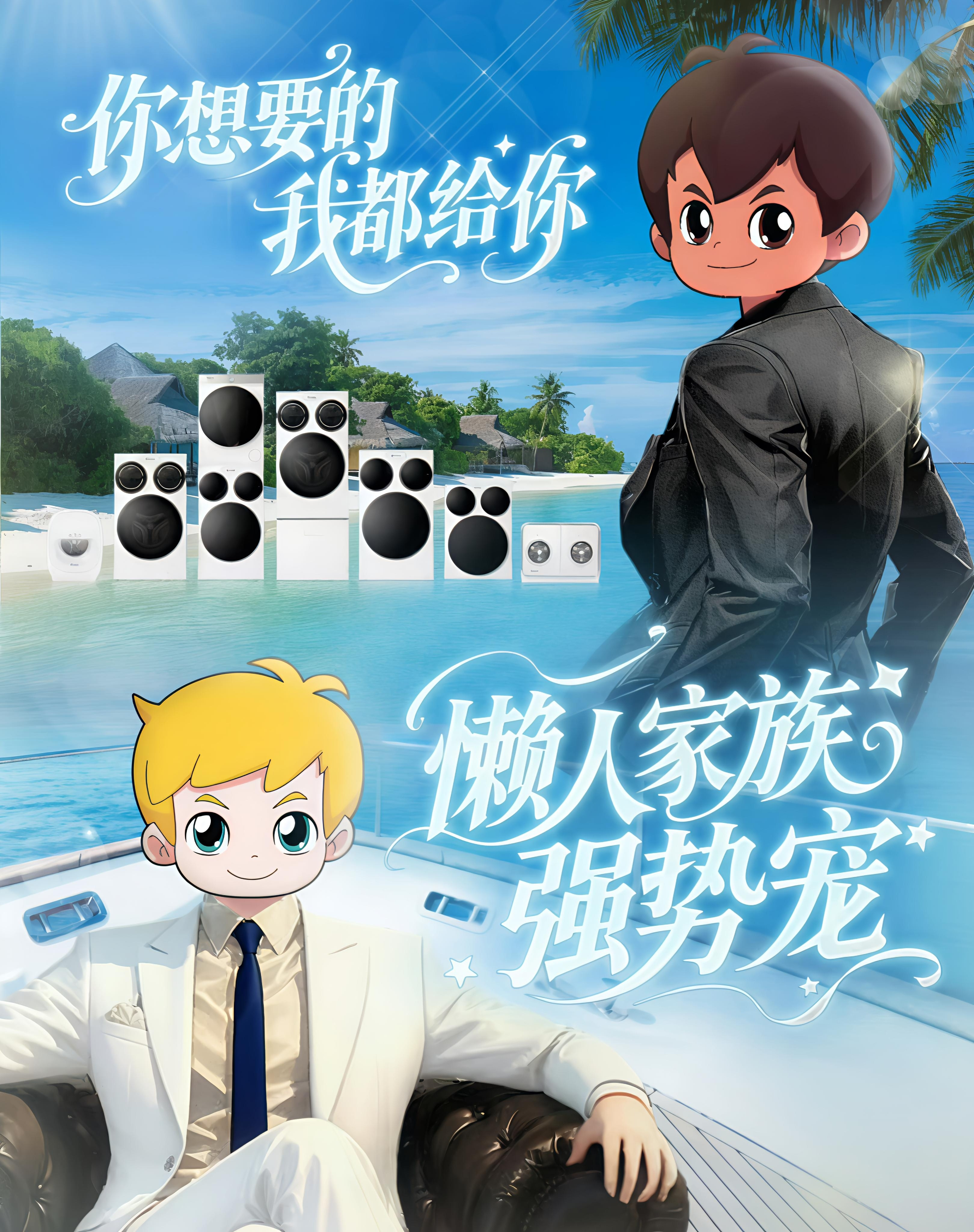 谁敢想现在一筒二筒三筒全都out了没错，我说的洗衣机[滑稽笑]海尔洗衣机装了个
