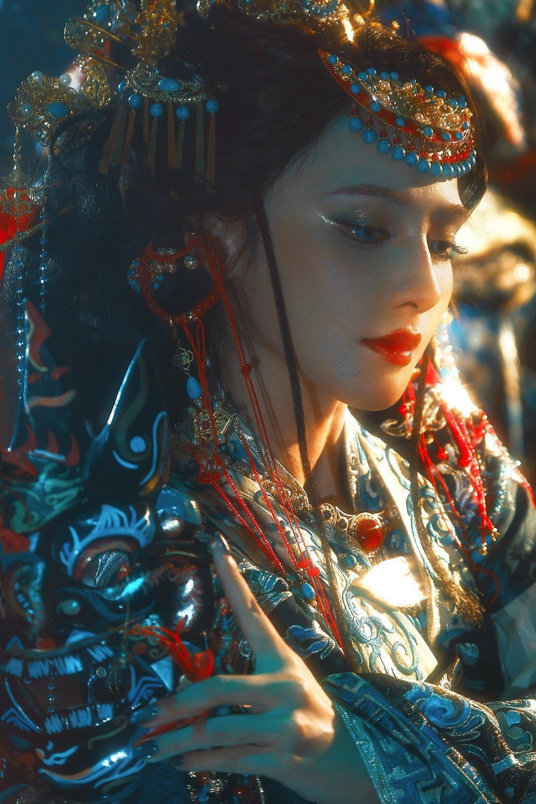 这这这竟然是彭小苒谁能看出这居然是彭小苒？？精致的像是从画上抠下来的一样，一张图