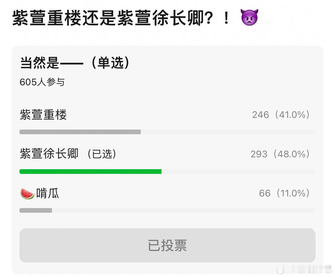 又一个我不理解的票型