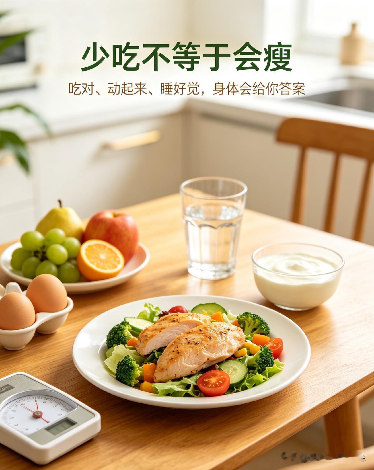 最近，为了能瘦下来，身高150厘米，体重110斤的我一直想减肥，为了减肥，我真的