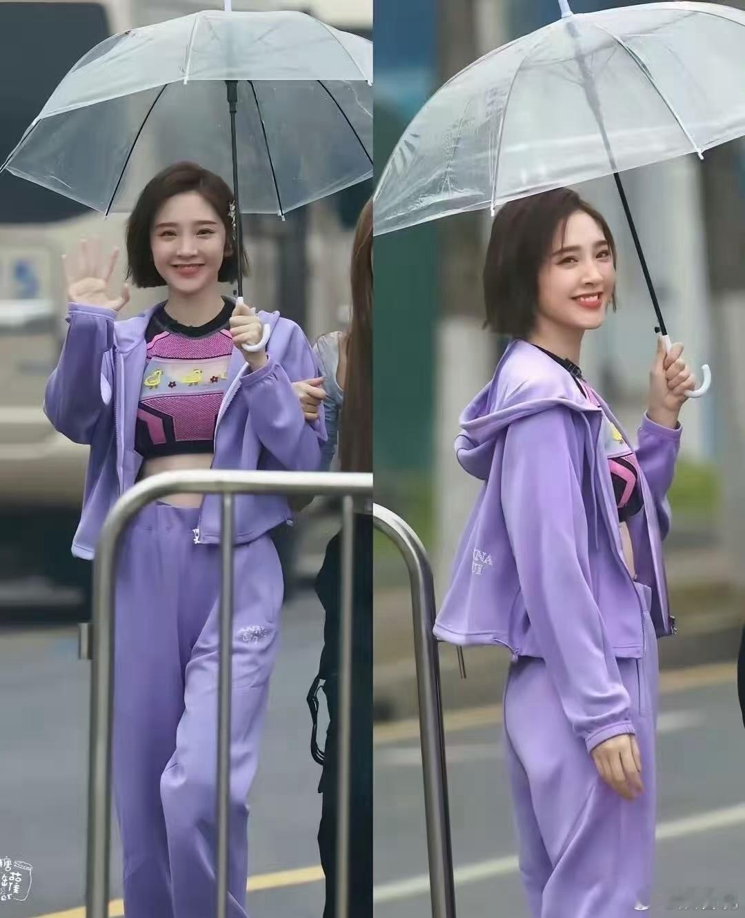 唐艺昕浪姐上班路透，元气少女感拉满！