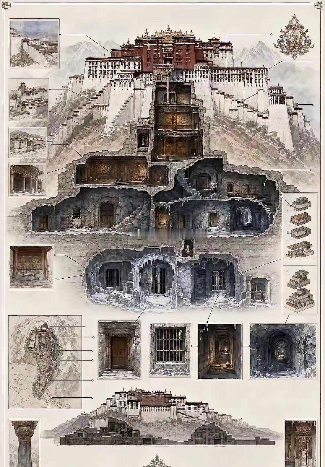 布达拉宫的地下到底挖了多深？
