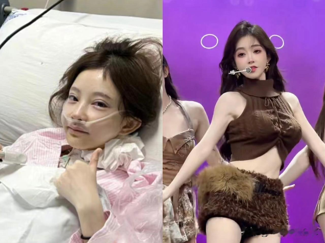 太戏剧了吧，谁也想不到33岁的冯提莫，哪里像经历过两次癌症手术，不但快速回