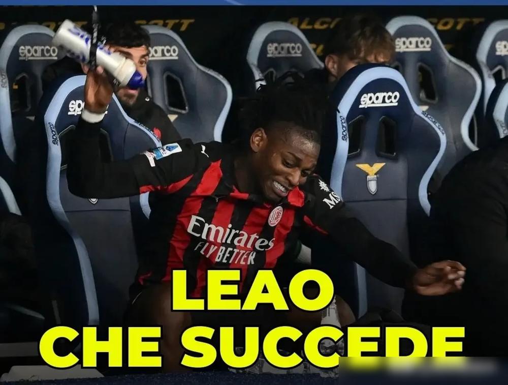 8000万就想带走莱奥？米兰这次是真寒心了。看看这数据：第34分钟，触球4次