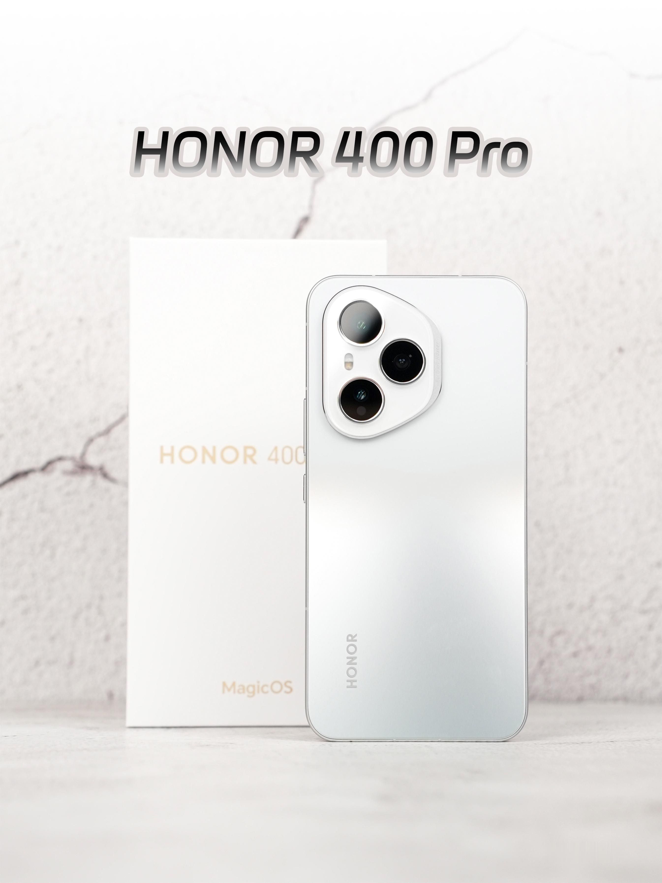 HYK图赏｜荣耀400Pro“揽月银”的配色，镜头是全新的「旷野舷窗」设计，