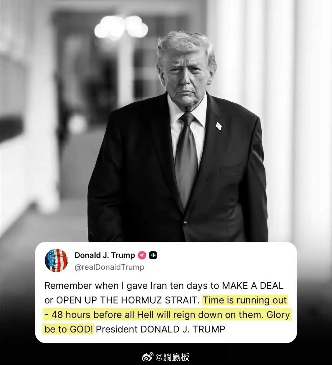 特朗普病危?4月5日，特朗普“病危住院”的传言突然引爆全网，前议员甚至爆料“只剩