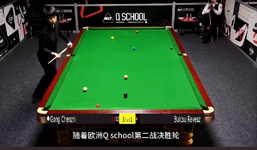 我国选手巩晨智重新获得职业资格在刚刚结束的欧洲Qschool
