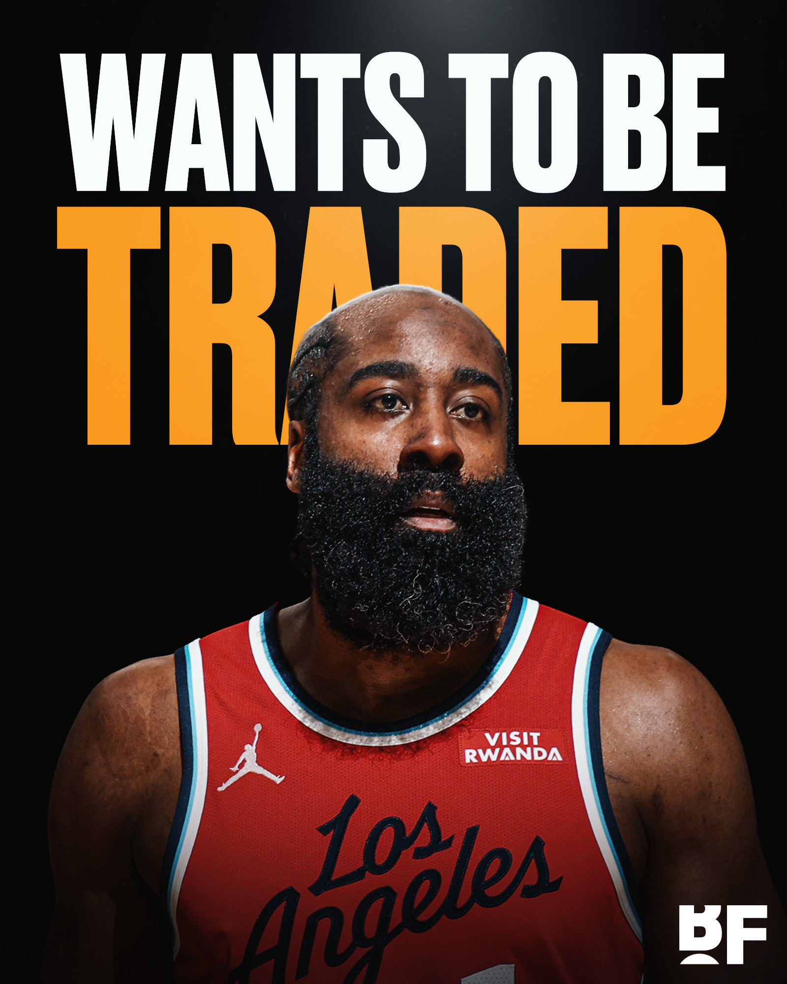 根据报道，哈登提出交易的原因在于快船不愿提供一份两年八千万的全额保障合同，快船想