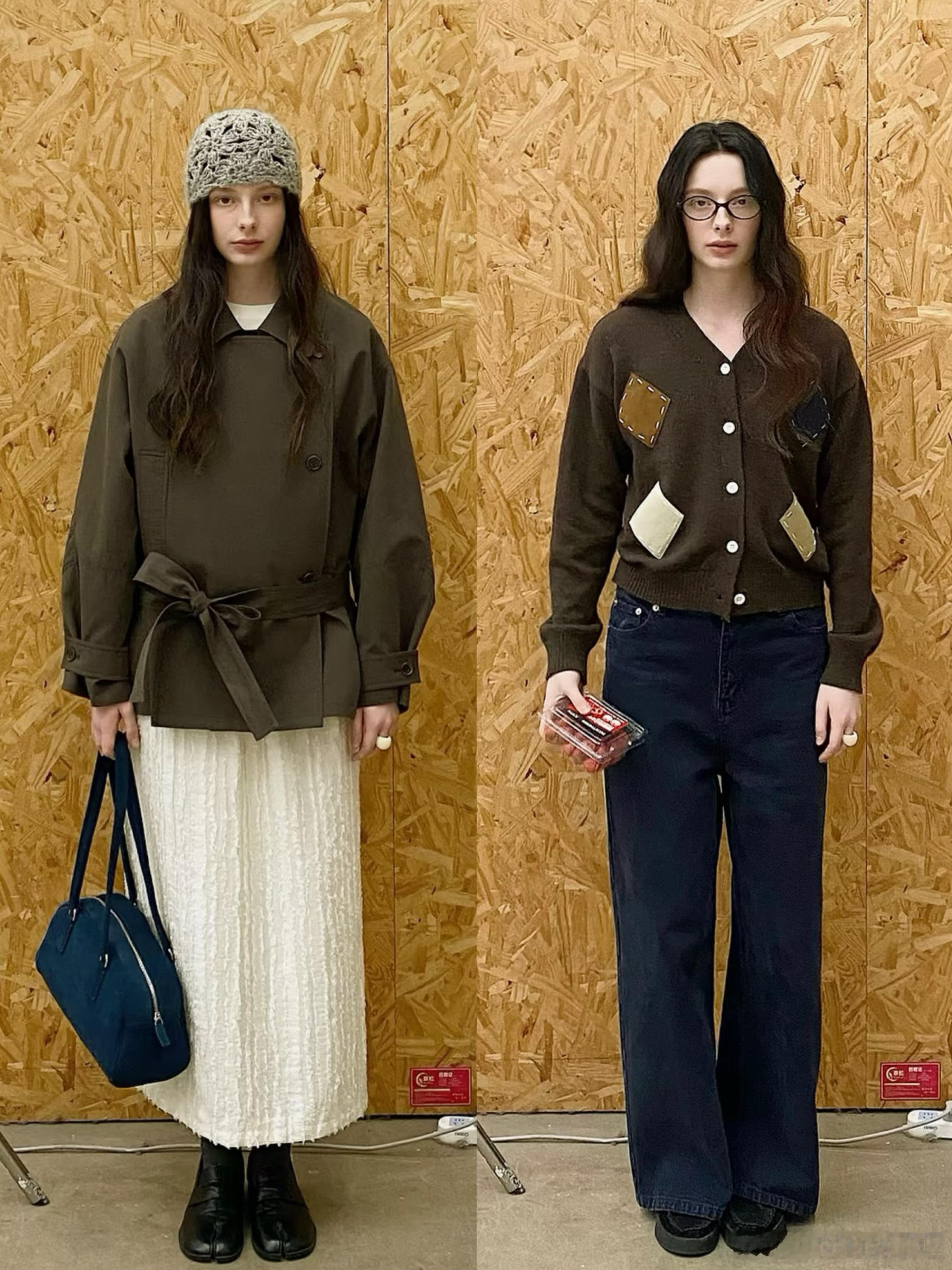 来一组早春复古色彩穿搭轻松穿出随性时髦感～穿搭分享生活手记时尚穿搭