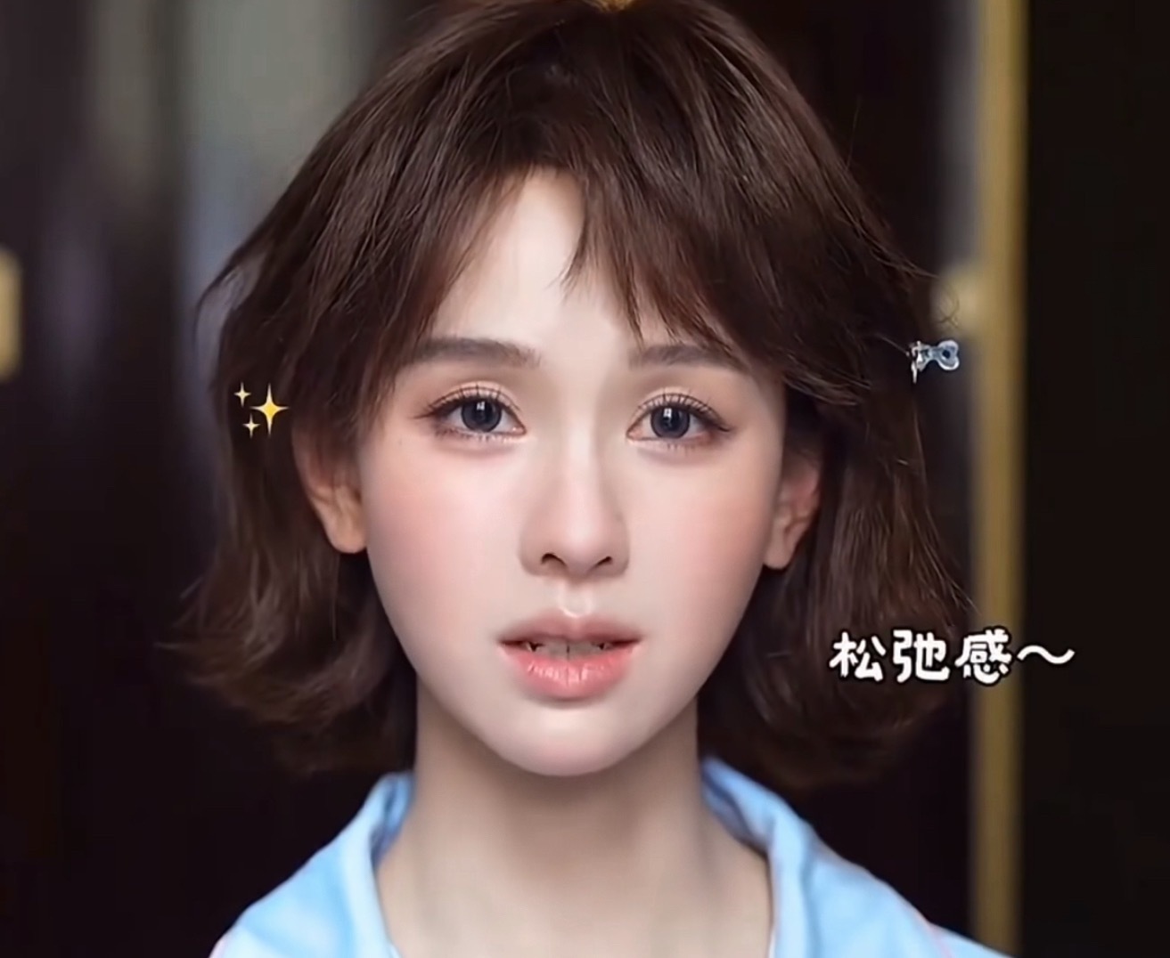 陈都灵的一些短发…因为建模太顶，完全忽略了这些发型挺雷人的…嘟嘟真的是漫画脸…