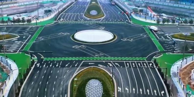 西安张家堡环岛最新进展​​​