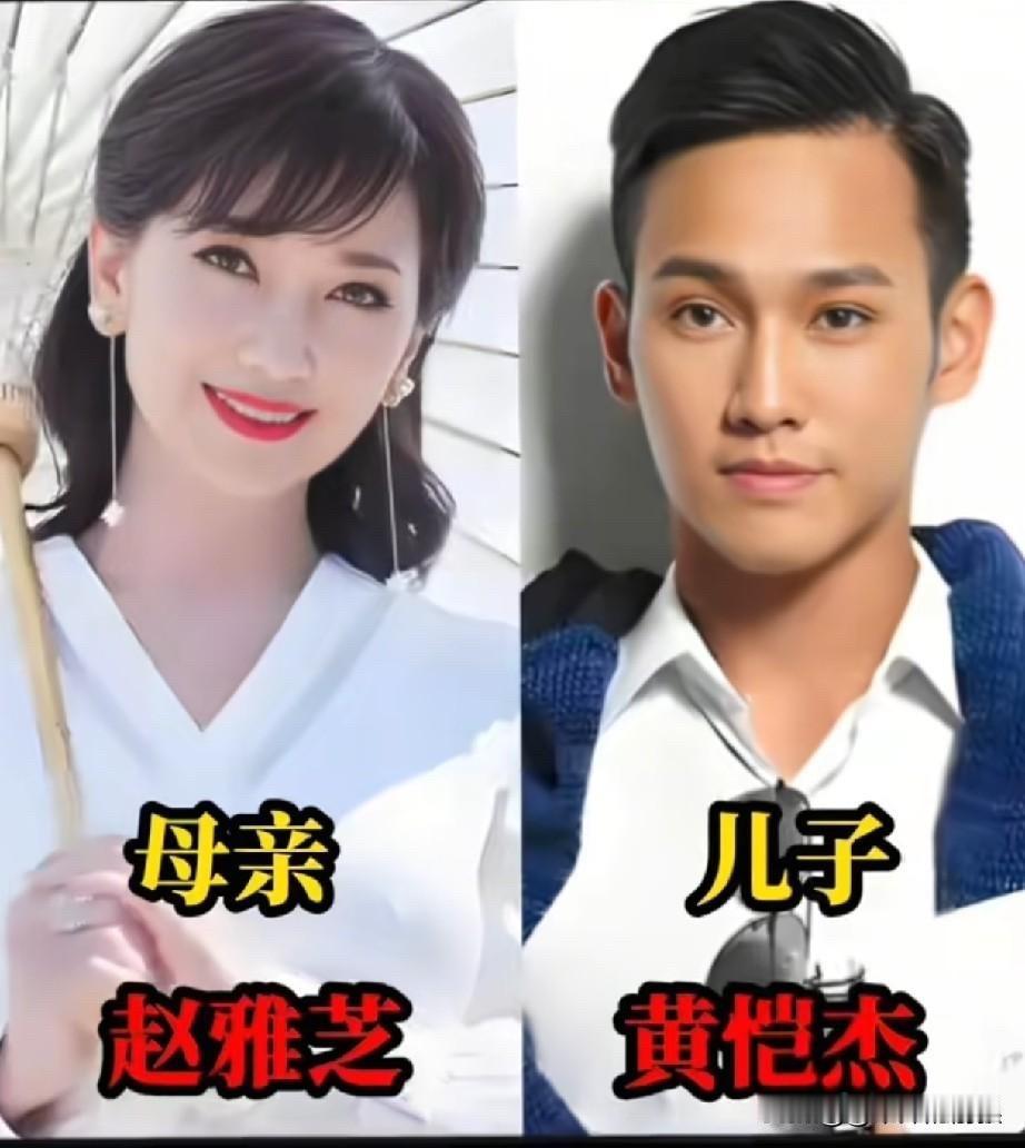 看了赵雅芝黄恺杰、狄波拉谢霆锋、韩影孙松这些明星母子的合照，才发现妈妈的基因决定