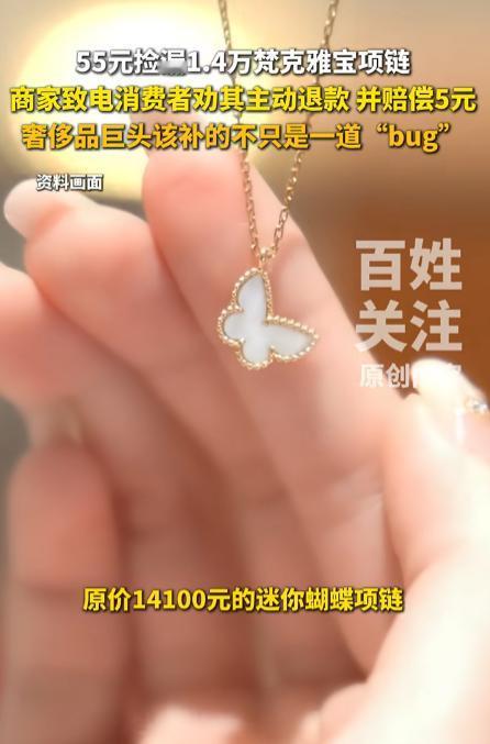 凭本事薅到的羊毛，凭啥要退？8月22日深圳新闻网报道，女子刷电商平台，看到梵克雅