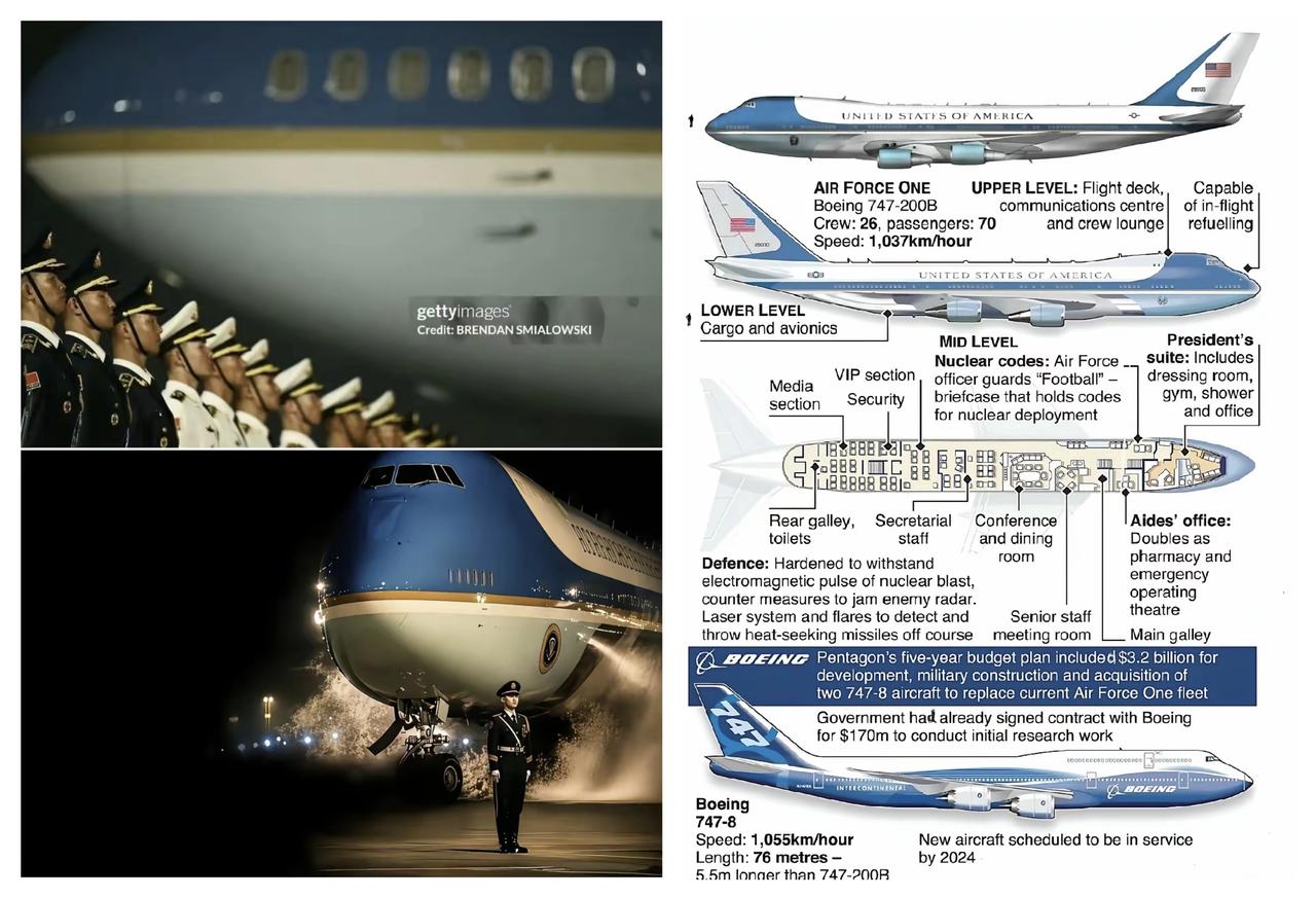✨我们要造自己的"空军一号"✨🐼美国总统专机"空军一号"，是波音7