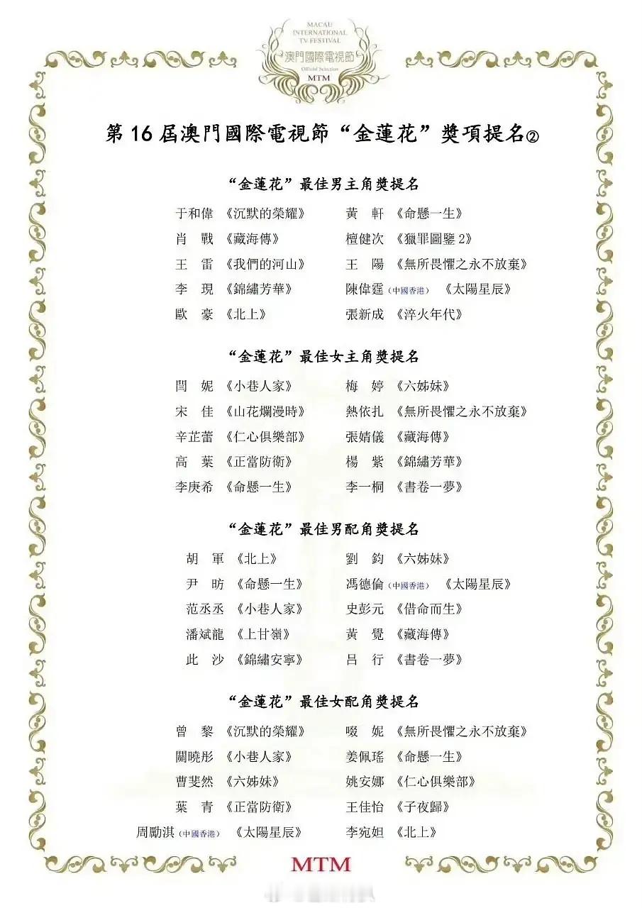 北上这剧怎么还有环女主提名，对白鹿太坏了…