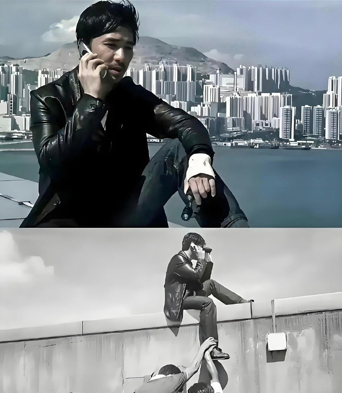 现在才知道原来电视上坐在楼顶吹风，是这样拍摄的