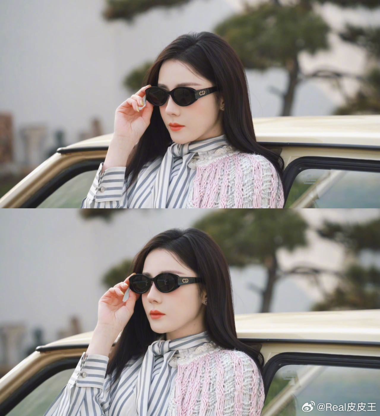 巴黎时装周的重头戏来了，迪丽热巴出发巴黎时装周了，出发造型已经来了，如何？