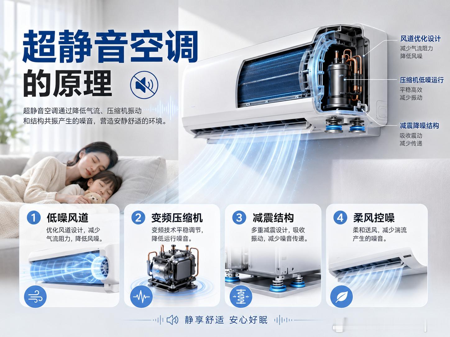 空调为什么越用噪音越大空调噪音变大，通常不是“突然坏了”，而是长期使用后的综合结