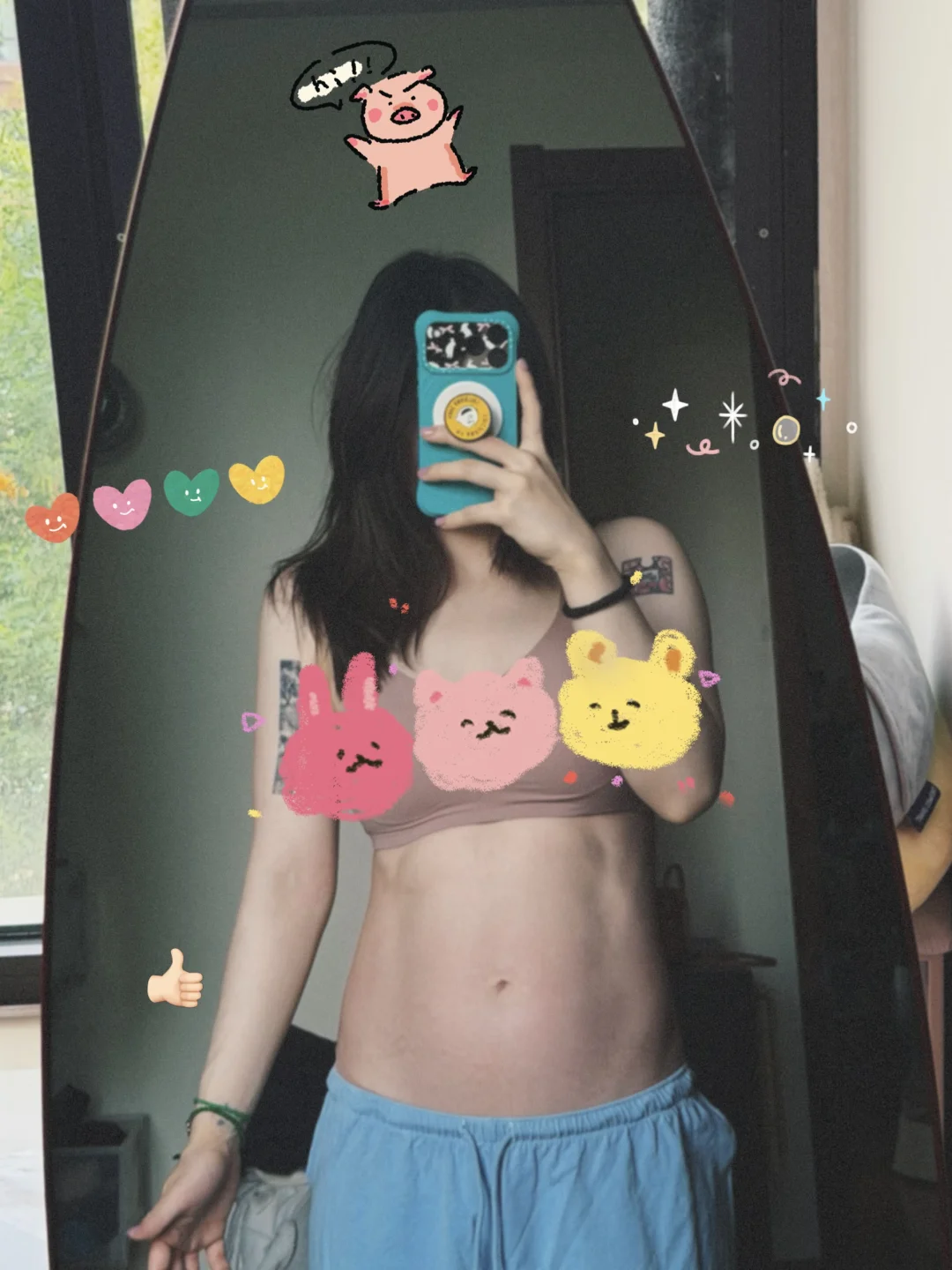 🤰🏻24W | 是我理想的腹肌小孕肚了