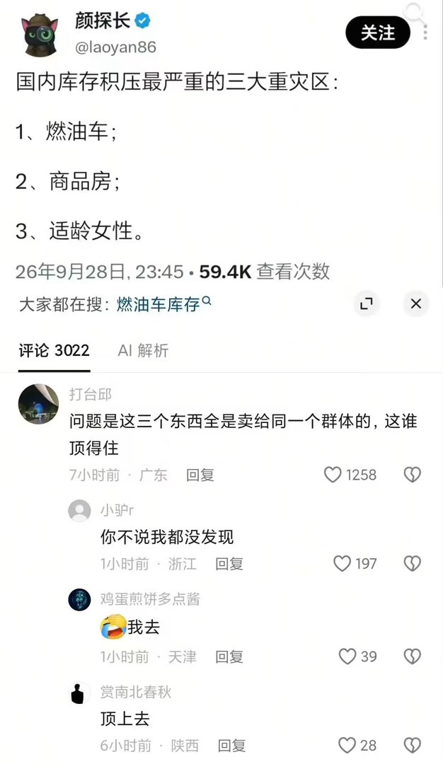 燃油车这么惨吗？​​​