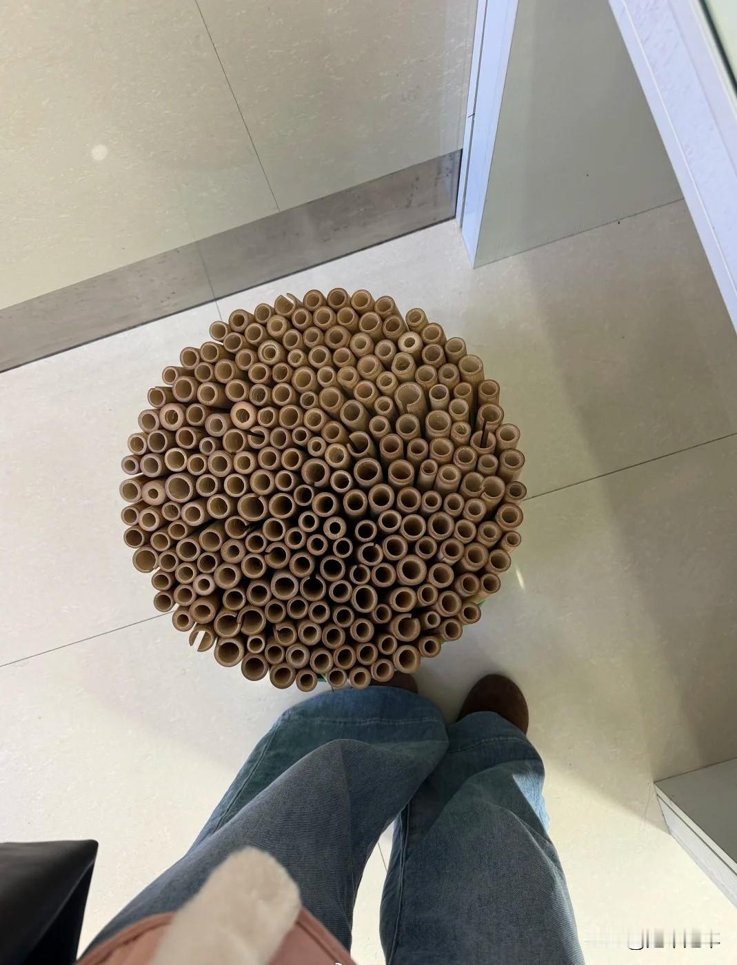 看图一图二你能猜到这是椅子吗？哈哈😄河北石家庄市桥西区税务局大厅内一批布满密