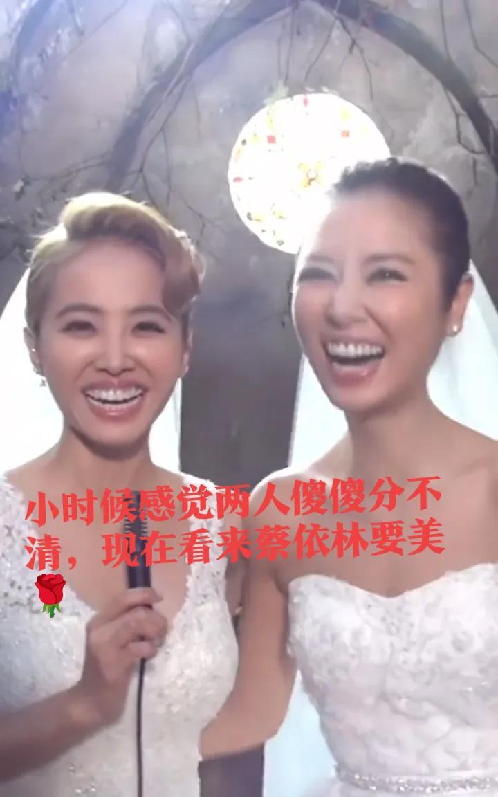 我去，小时候一直觉得蔡依林和林心如长得非常像，这样站在一起才发现不太像[墨镜]