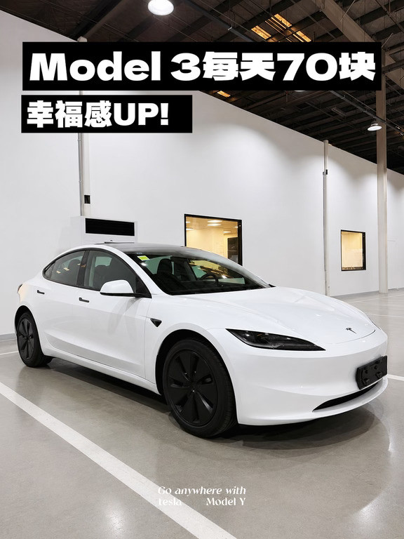 ✨Model3每天70块，幸福感🆙🆙
