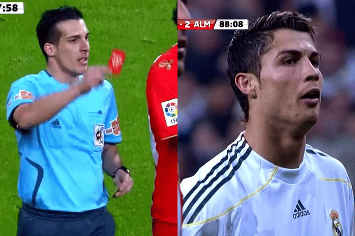 前西甲裁判: 罚下C罗后接到高层电话, 此后两年没吹皇马比赛