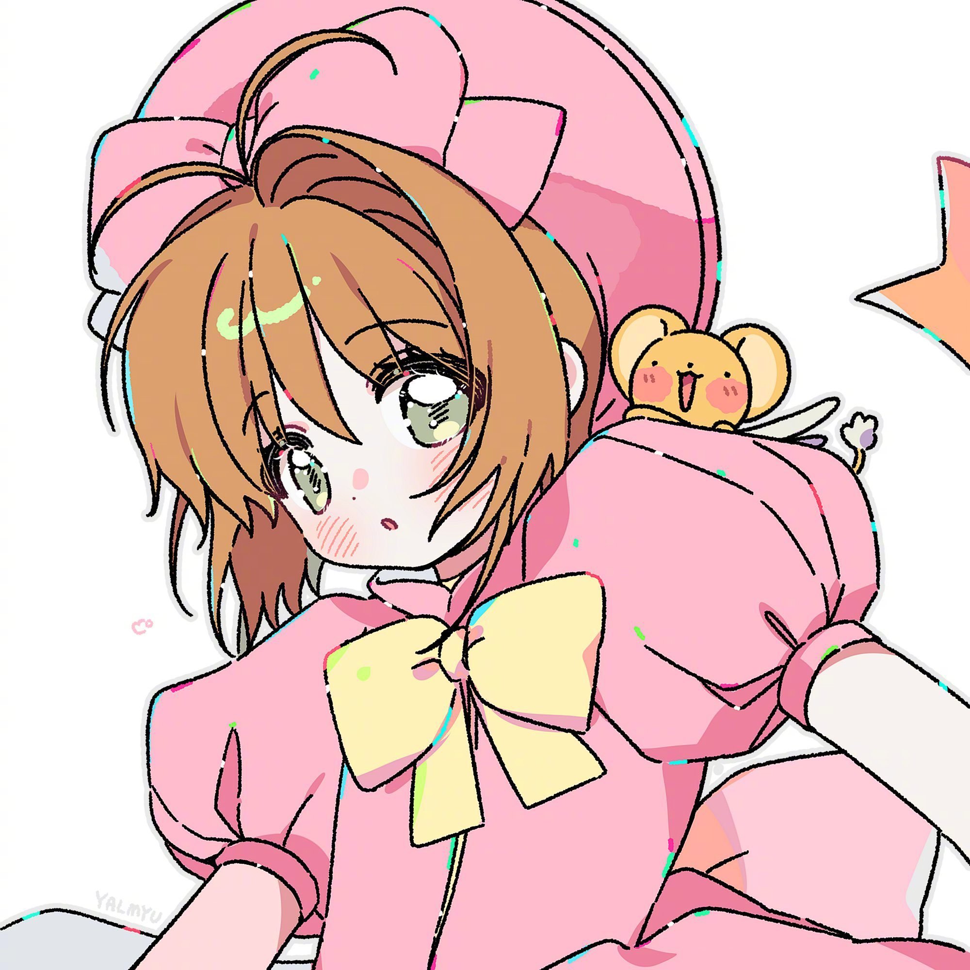 魔卡少女樱这样的初代萌王谁能不爱！！（画师Yalmyu_22）​​​
